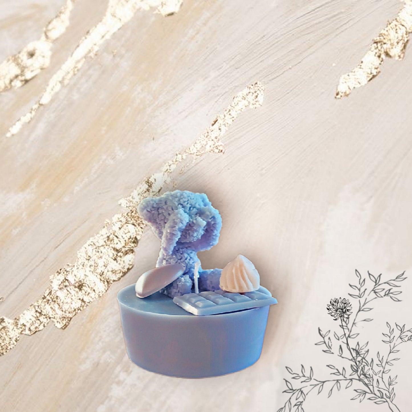 Lavender Chocolate Bear